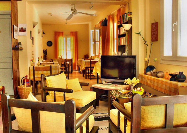 Reception bei Hotel Spiti Ireon 